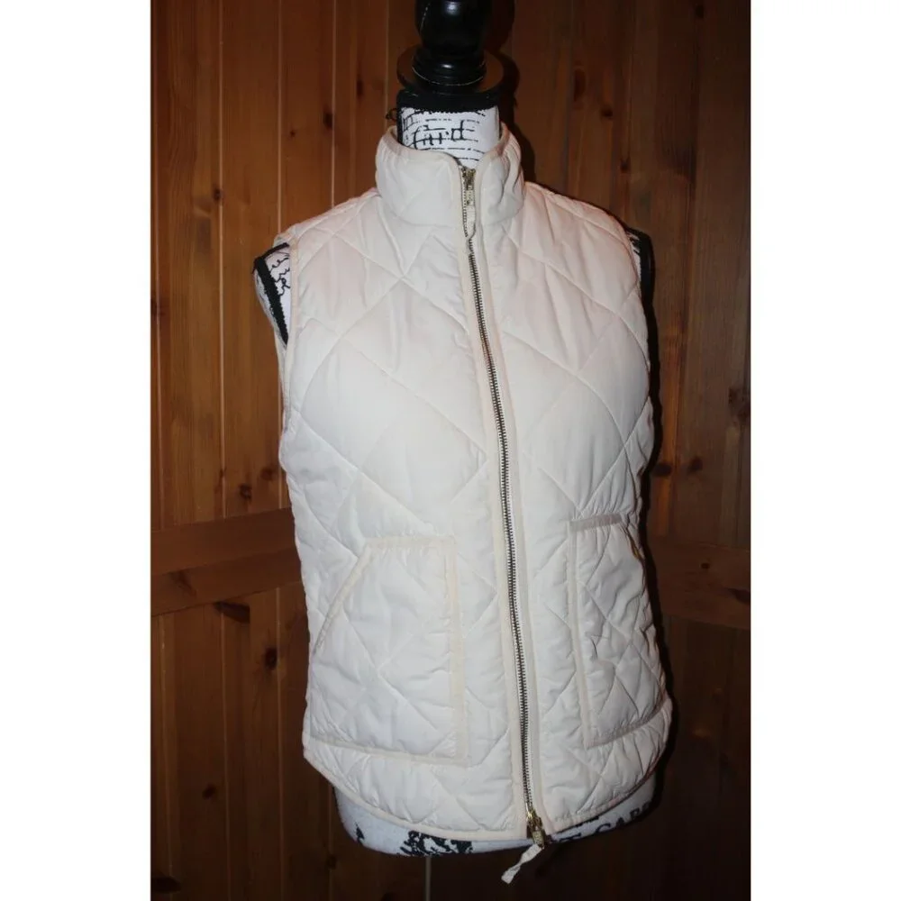 J. Crew Quilted Puffer Vest Size S